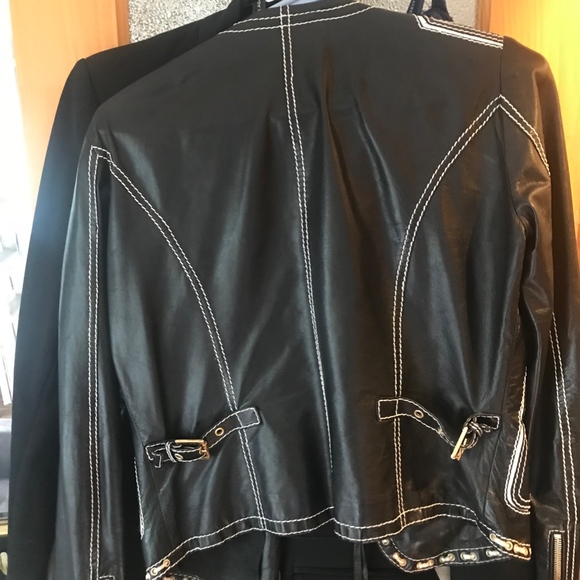 Roberto Cavalli Leather Jacket - Picture 4 of 5